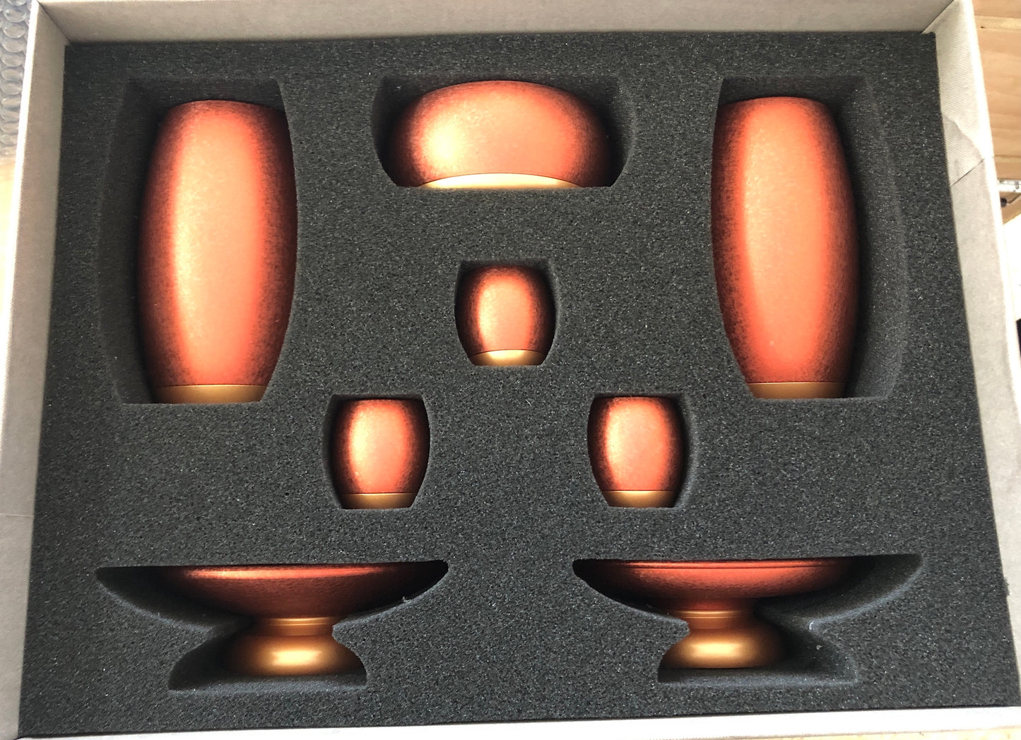TXJ-900-2 A 10-piece Copper Leisurely Worship Buddha Altar Set home temple decoration ornaments