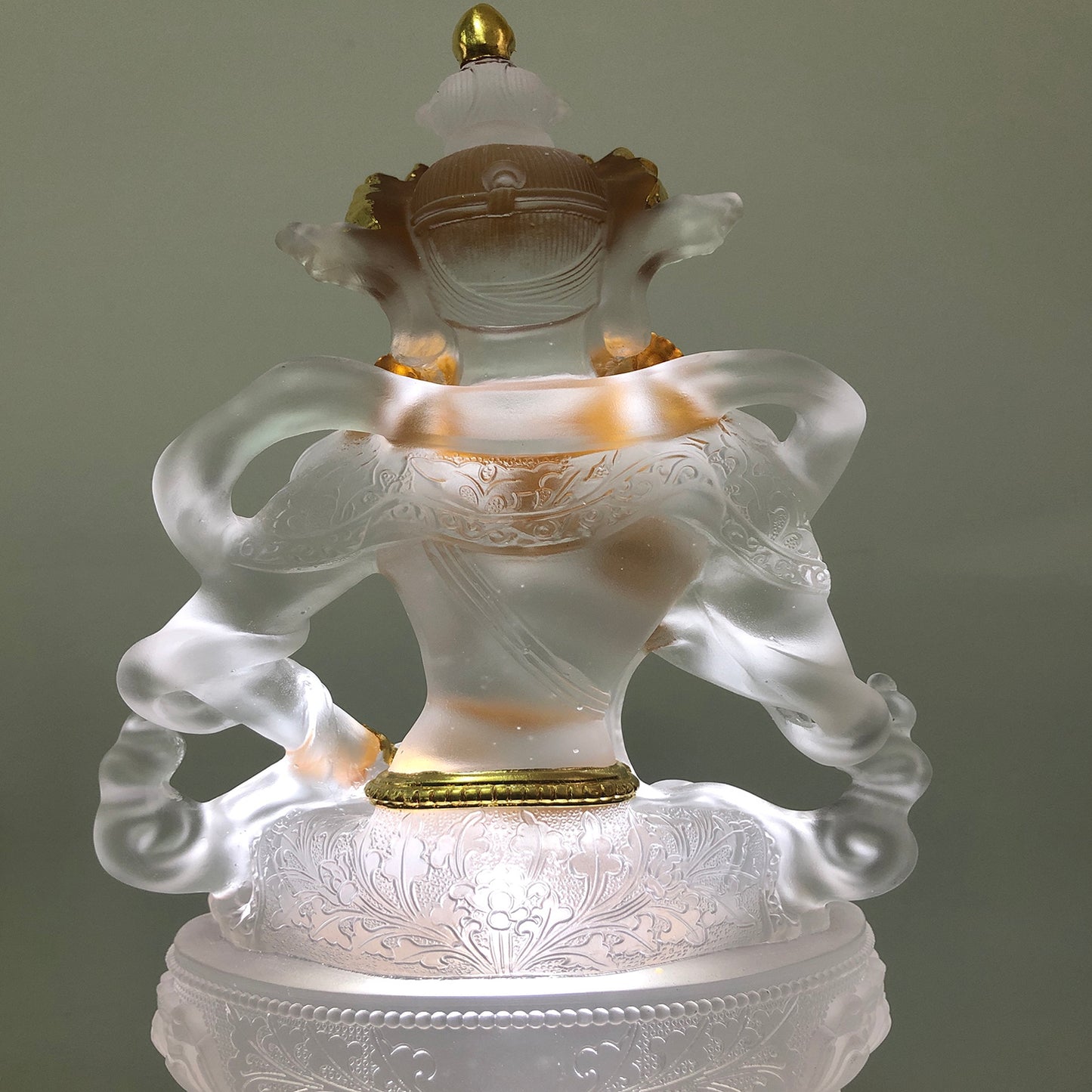 TXF-003 Tibetan Buddhism Traditional Liuli Vajrasattva Seated Buddha Statues