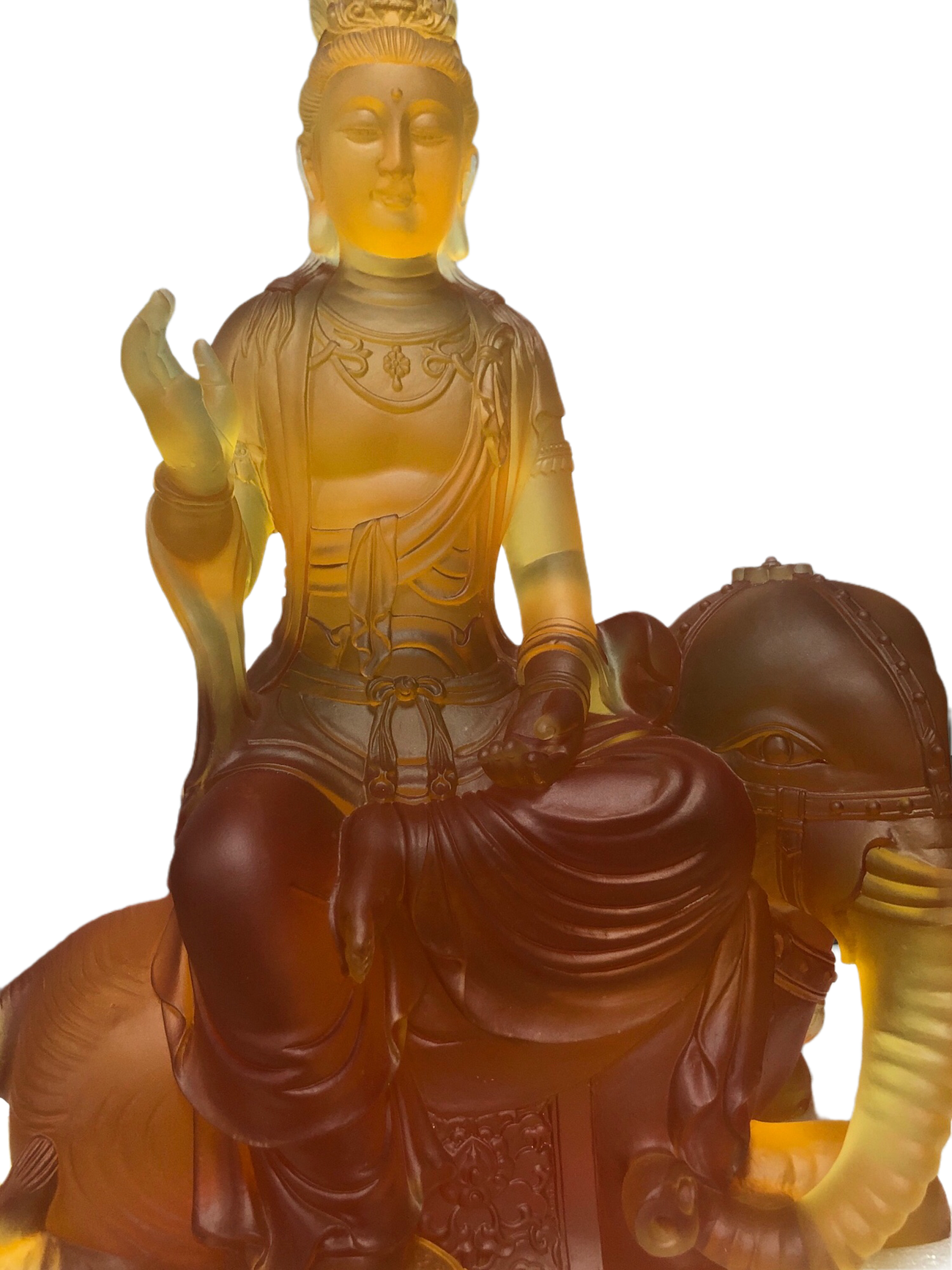 TXF-116 Three Saints of Huayan Buddha Shakyamuni Triad in Mahayana Chan Buddhism Items