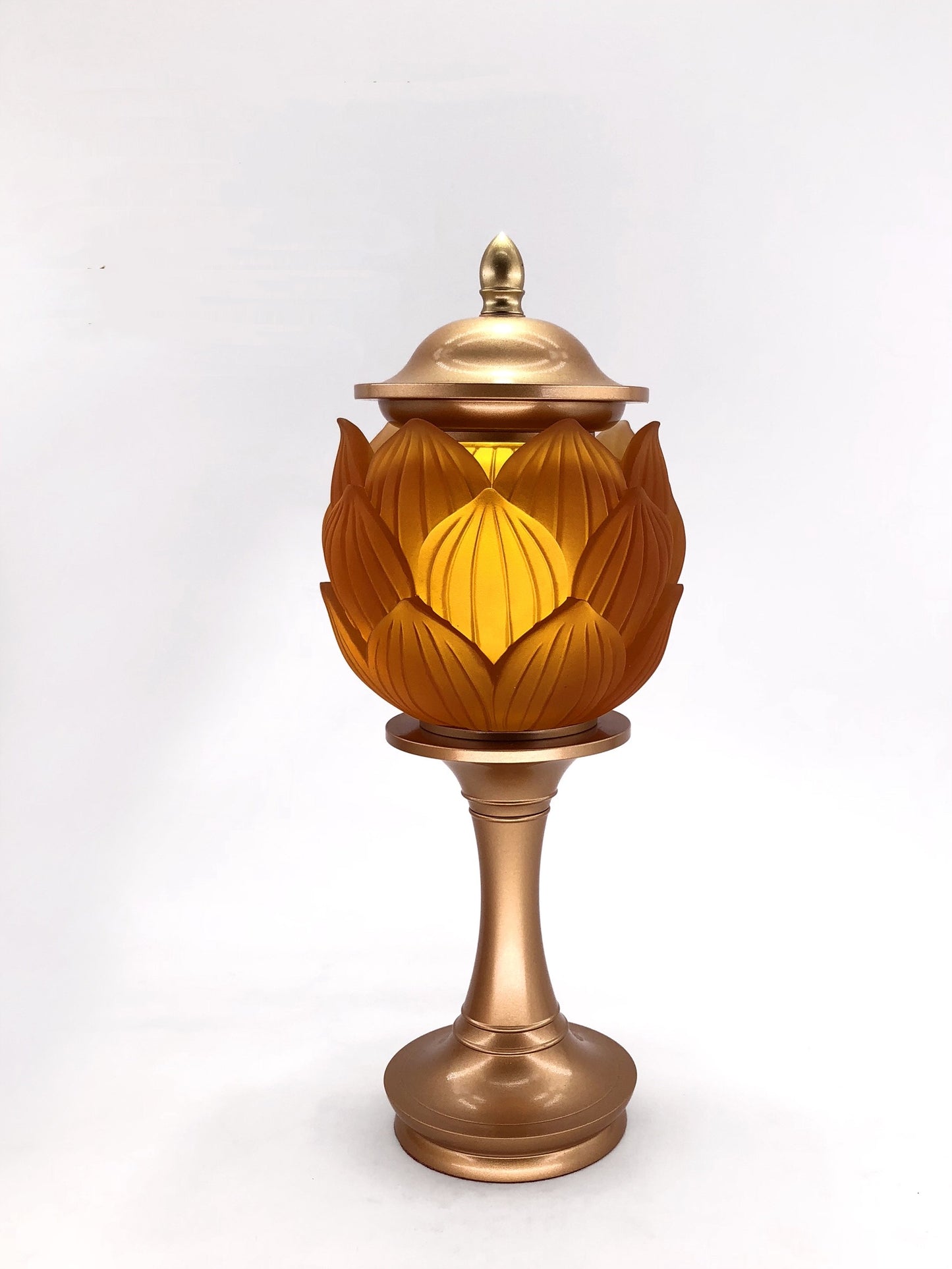 TXJ-660 Traditional Liuli Brass LED Home Decoration Bedroom Bedside Lamp Desk Lighting 的副本