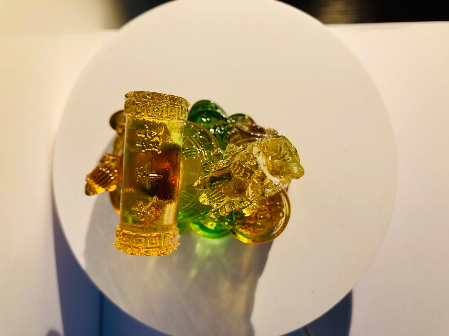 TXJ-925 Mythical creatures Giant Land Turtle ornaments liuli crystal gifts for home office decoration