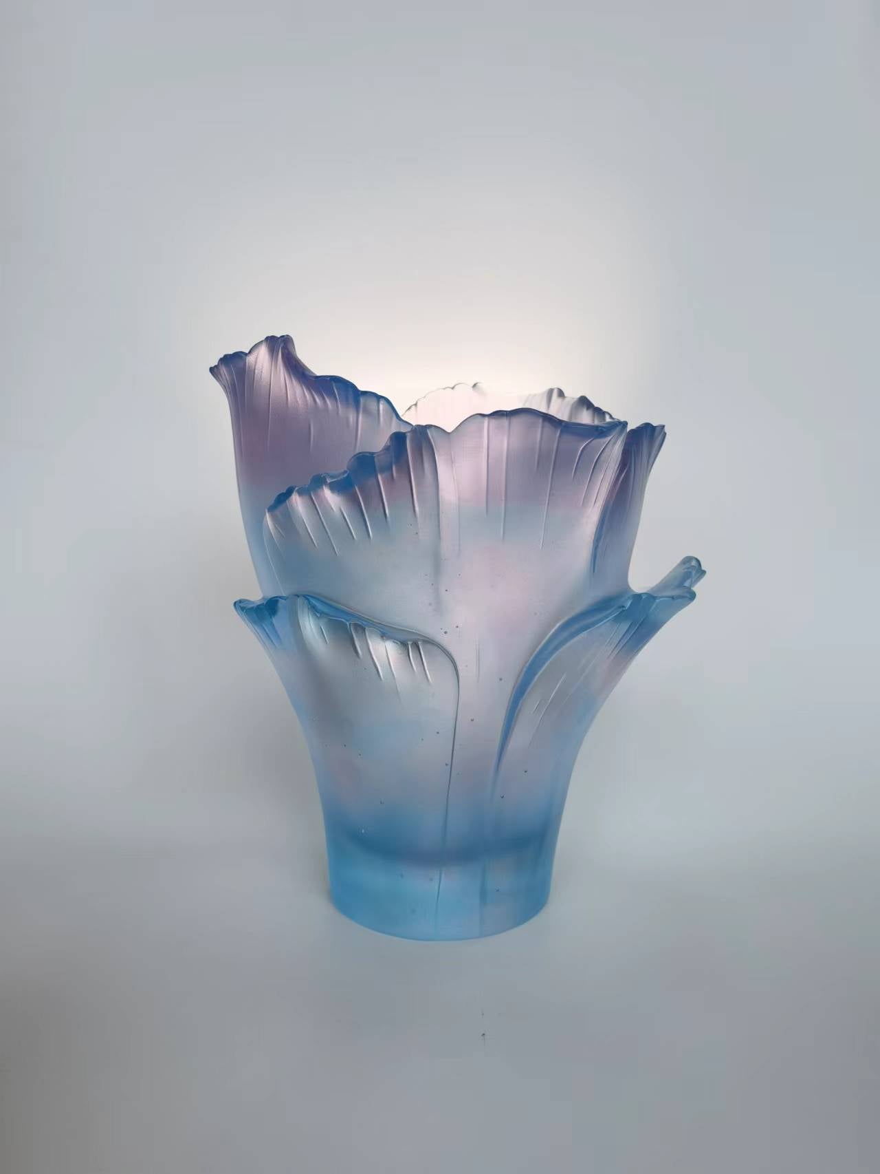 TXJ-937 New arrivals traditional liuli plants vases for wedding center Seize Stars piece decor