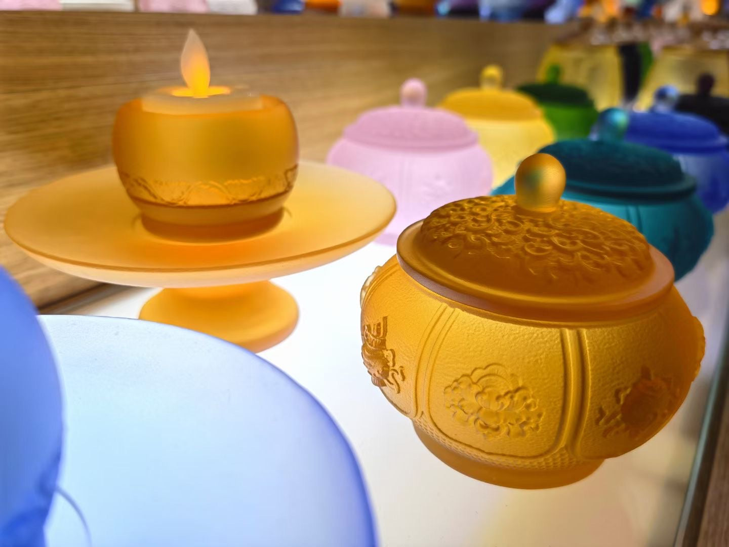 TXJ-317 Multipurpose Luxury traditional mini Tea Cup,candle holder,fruit dish