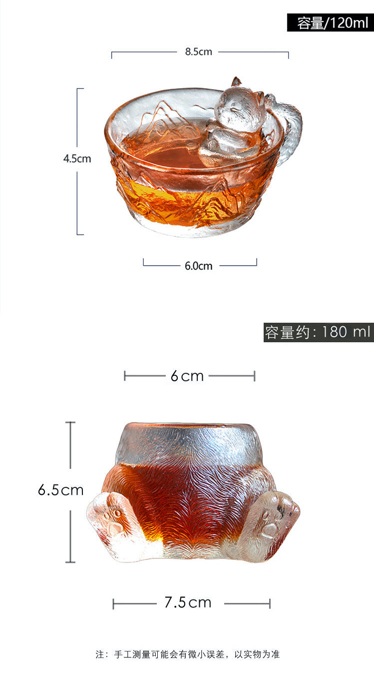 GF-969 Liuli Cup Cat Style The Palace Museum Elements
