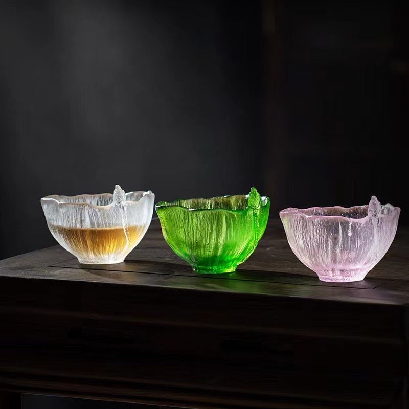 GF-970 Liuli Cup Lotus shape 4 colors 100ml