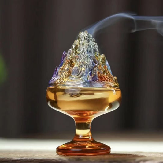 GF-977 Liuli Mountain shape incense burner Boshan censer