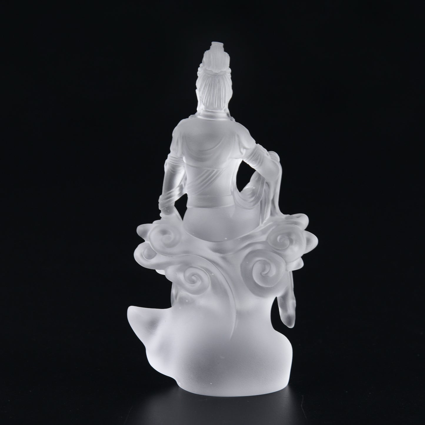 TXF-109 Home Shrine Decoration Ornament Traditional Liuli Customized Fearless avalokitesvara kwan yin guanyin statue