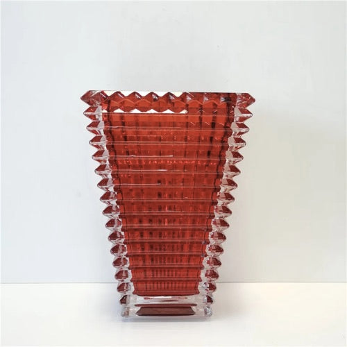 FM-949 Mosaic Vase Clear Crystal Glass Bakhoor Burner Rectangle shape