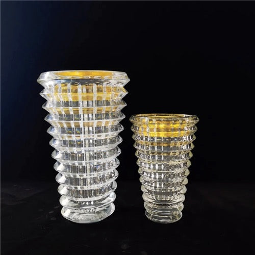 FM-950 Mosaic Vase Clear Crystal Bakhoor Burner Round shape