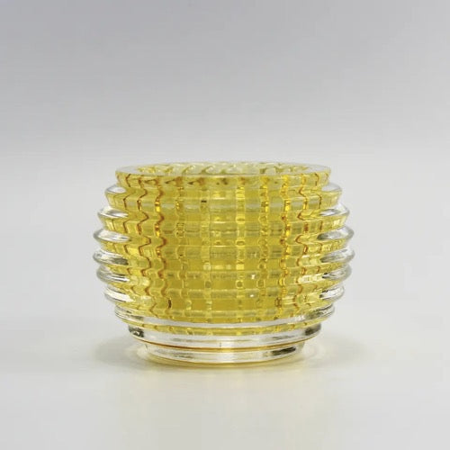 FM-948 Mosaic Candle Holder Clear Crystal Glass
