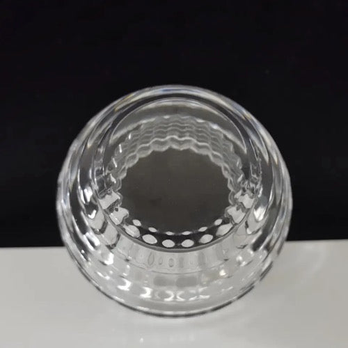 FM-948 Mosaic Candle Holder Clear Crystal Glass
