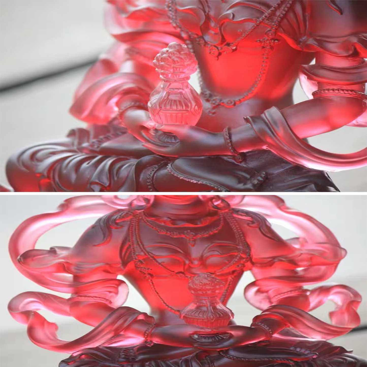 TXF-002 Vajrayana Religious Decoration Fengshui Liuli Amitayus Buddha Statue