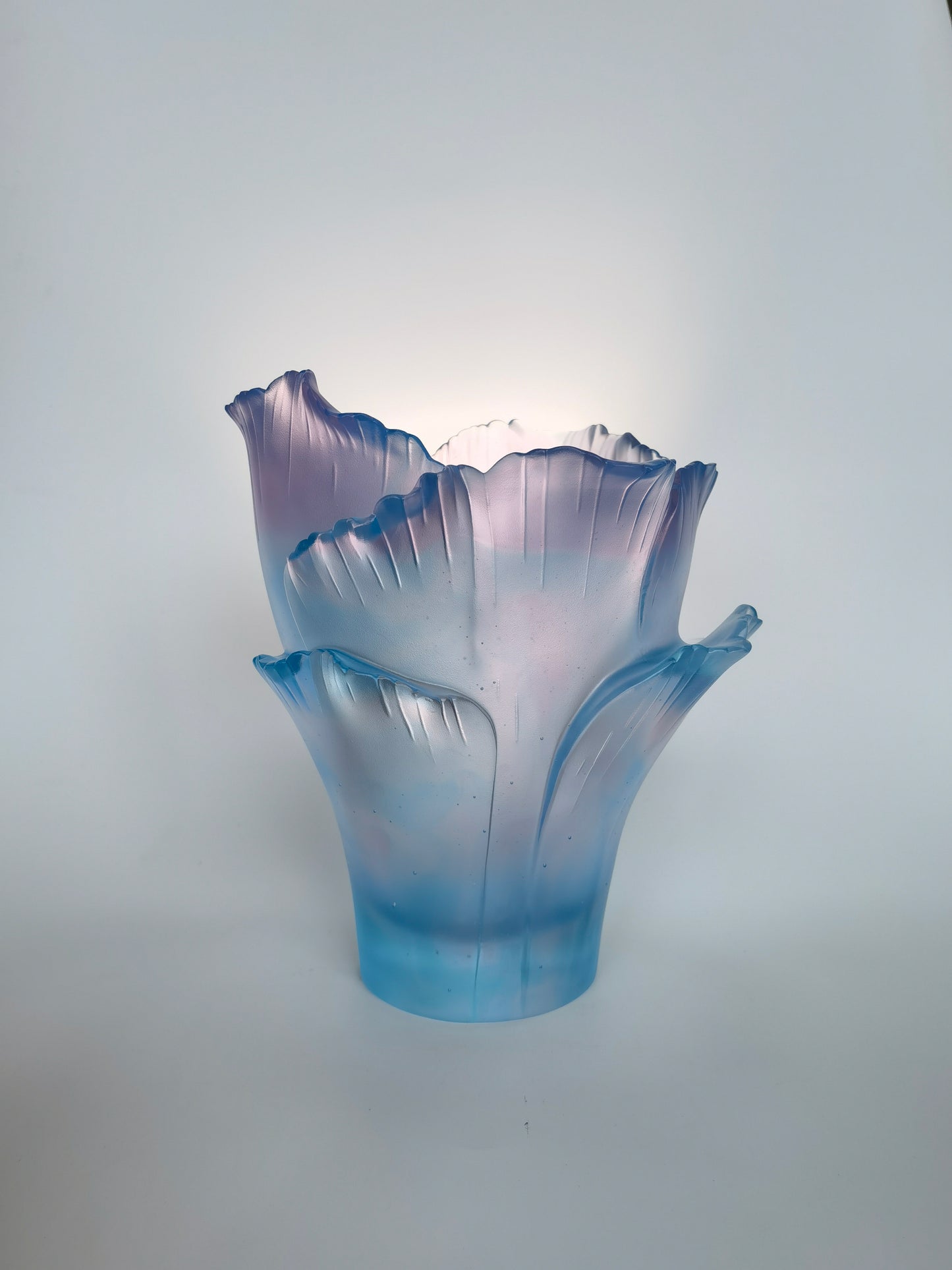 TXJ-937 New arrivals traditional liuli plants vases for wedding center Seize Stars piece decor