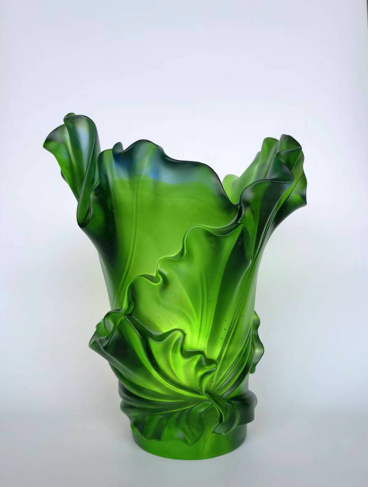 TXJ-939 Traditional Liuli Colored Glaze Vase trending products 2022 new arrivals Pleiospilos Simulans
