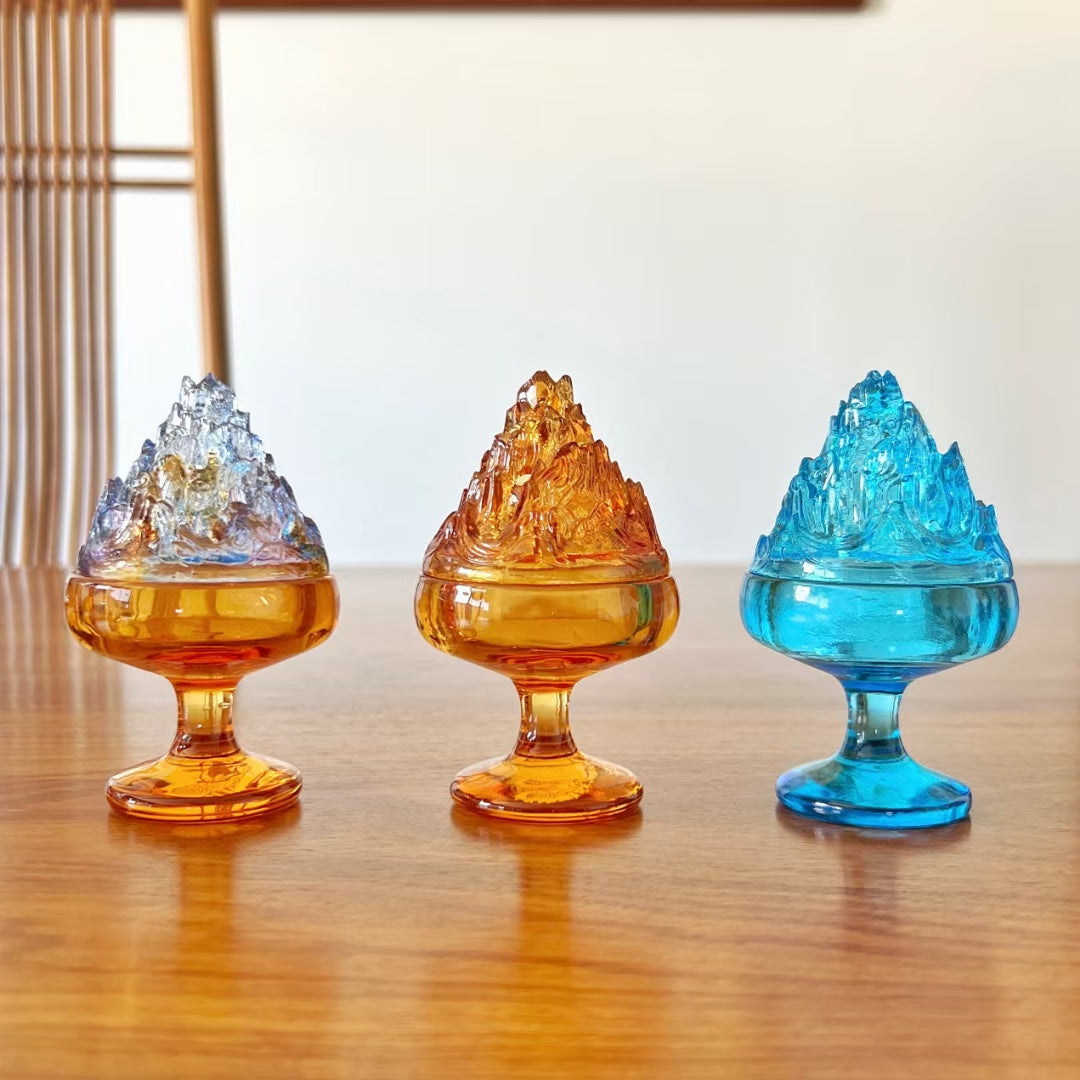 GF-977 Liuli Mountain shape incense burner Boshan censer