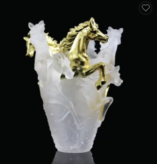 FM-951 Horses Vase Traditional Liuli Material Bakhoor Burner 4 sizes