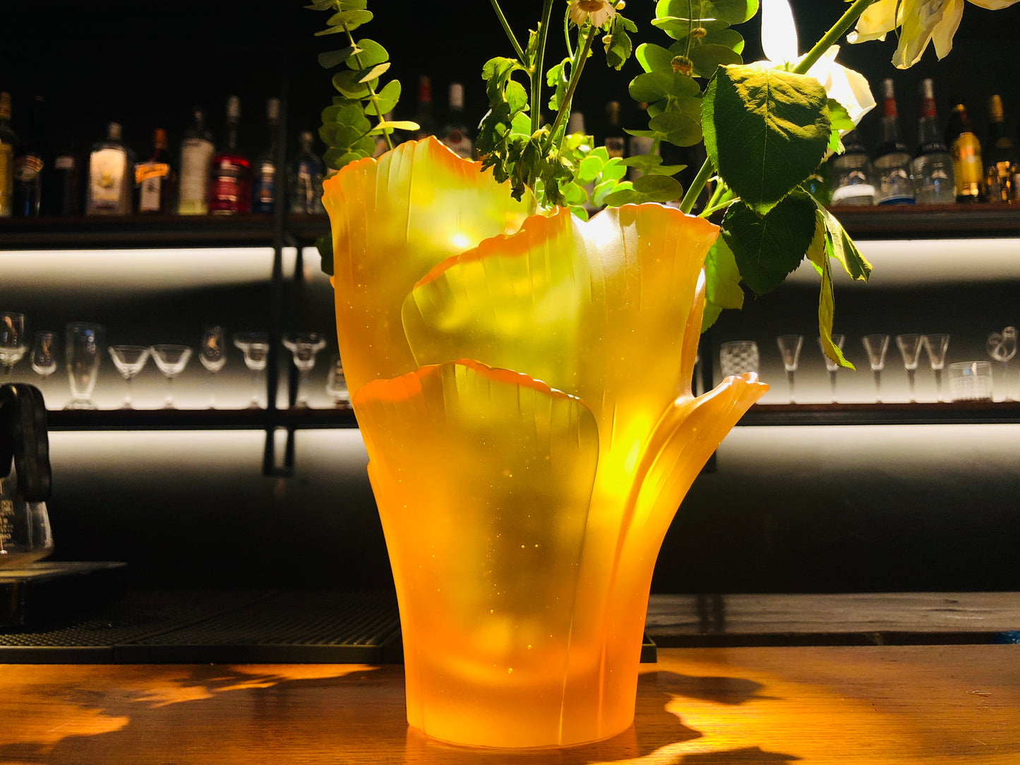 TXJ-937 New arrivals traditional liuli plants vases for wedding center Seize Stars piece decor