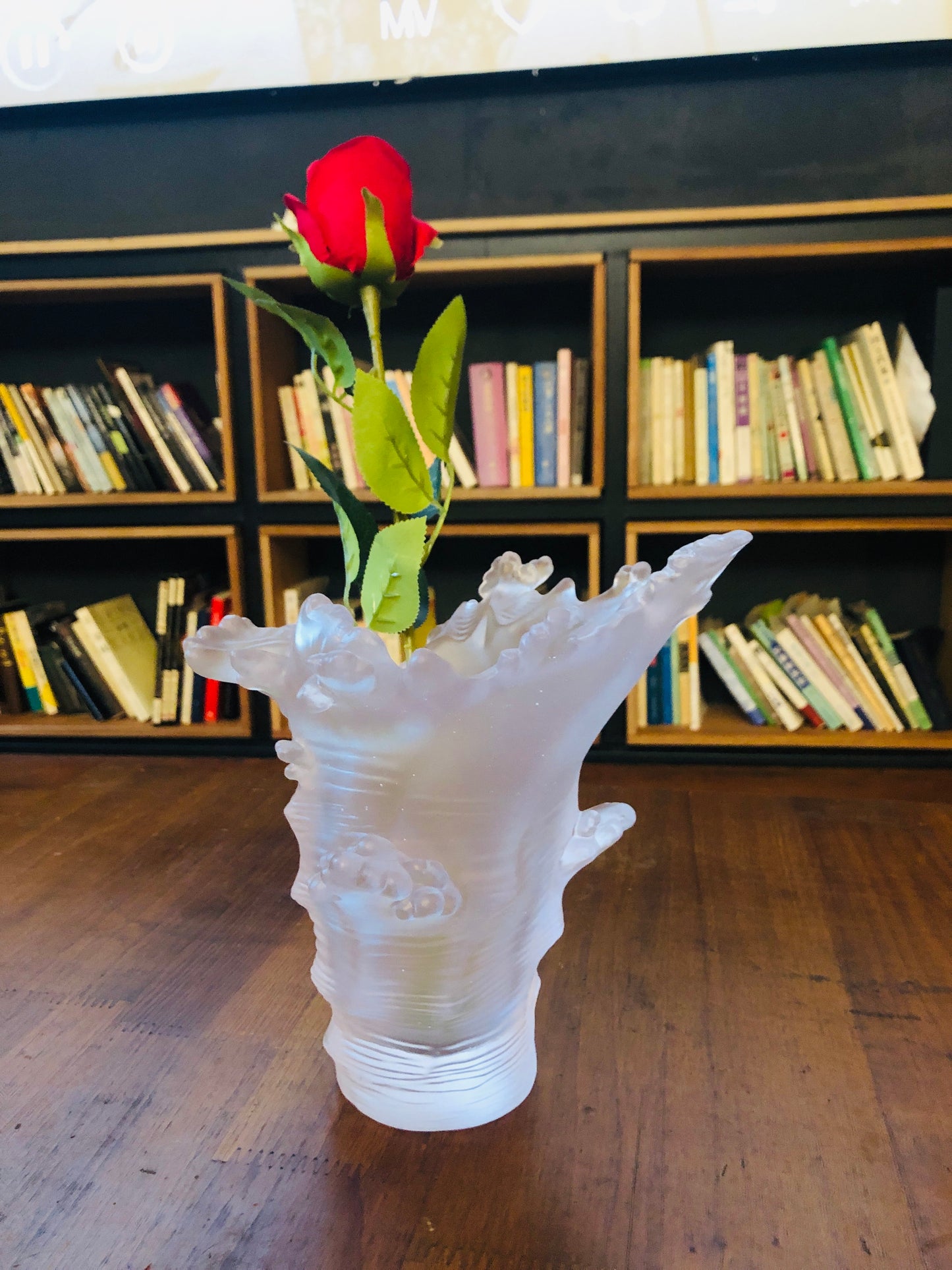 TXJ-938 New arrivals traditional liuli trumpet vase for wedding centerpieces decoration