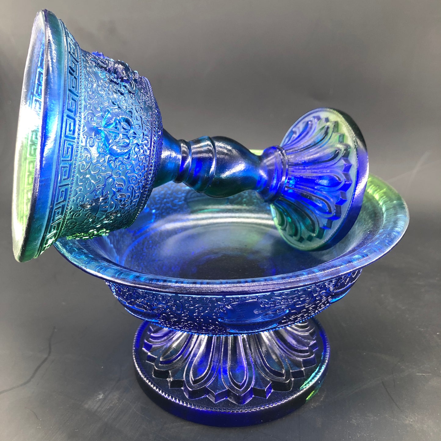 TXJ-201 Fengshui Home Decoration Traditional Liuli Religious Activity Dharmapala cup