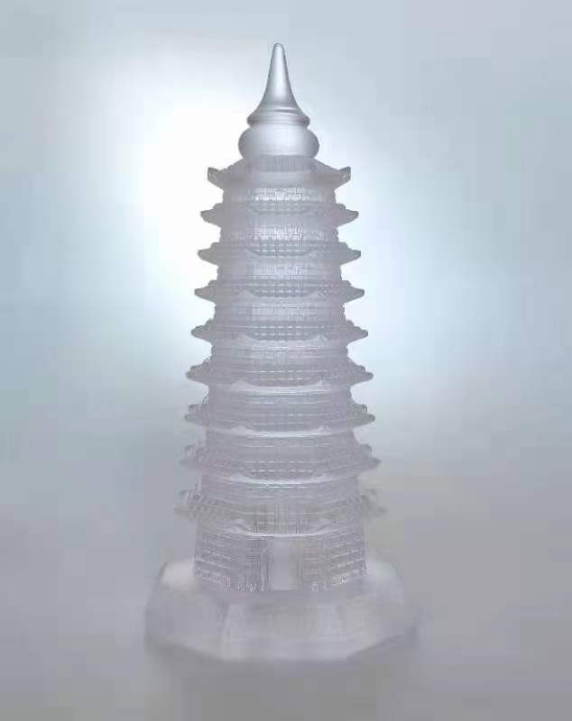 TXJ-913 Fengshui Ornaments traditional Liuli Wenchang Tower