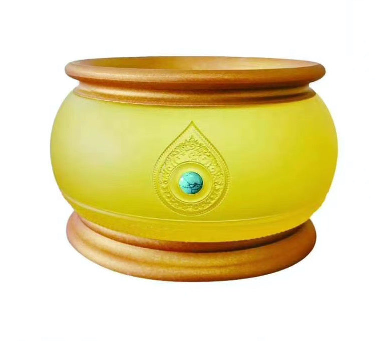 TXJ-800 A 10-piece set Fanhua Worship Buddha Altar Set Home Temple Decoration Gift box Liuli material