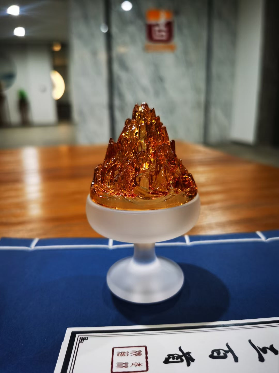 GF-977 Liuli Mountain shape incense burner Boshan censer