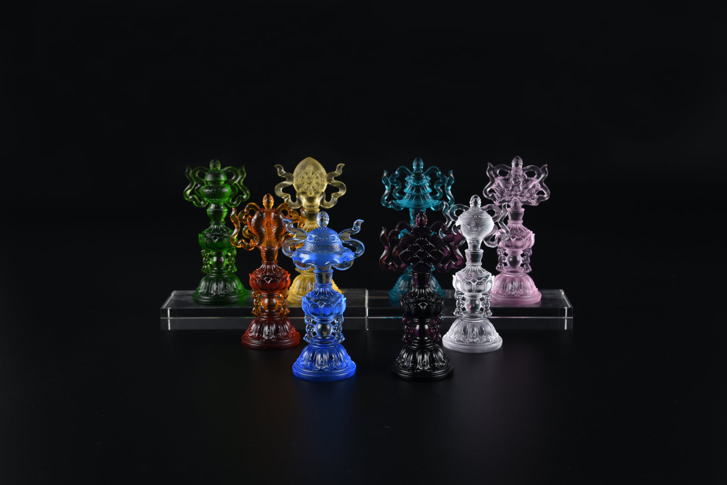 TXJ-367 A Sacred Suite of Eight Auspicious Symbols of Chinese Traditional Cultural Creativity Crafts
