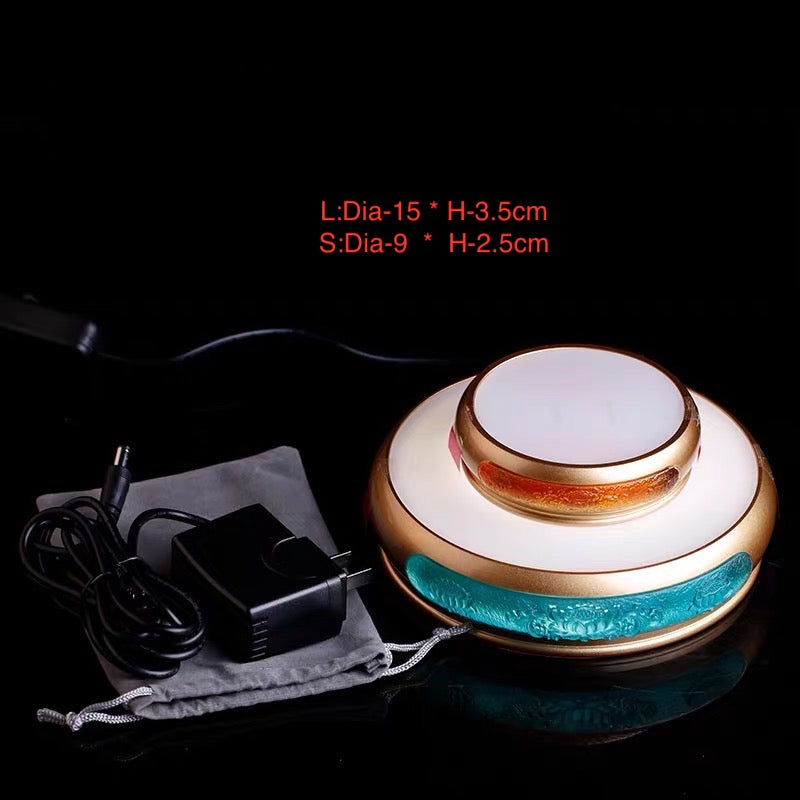 TXJ-351  Liuli LED Base Lamp Liuli shell & Brass pedestal for durable