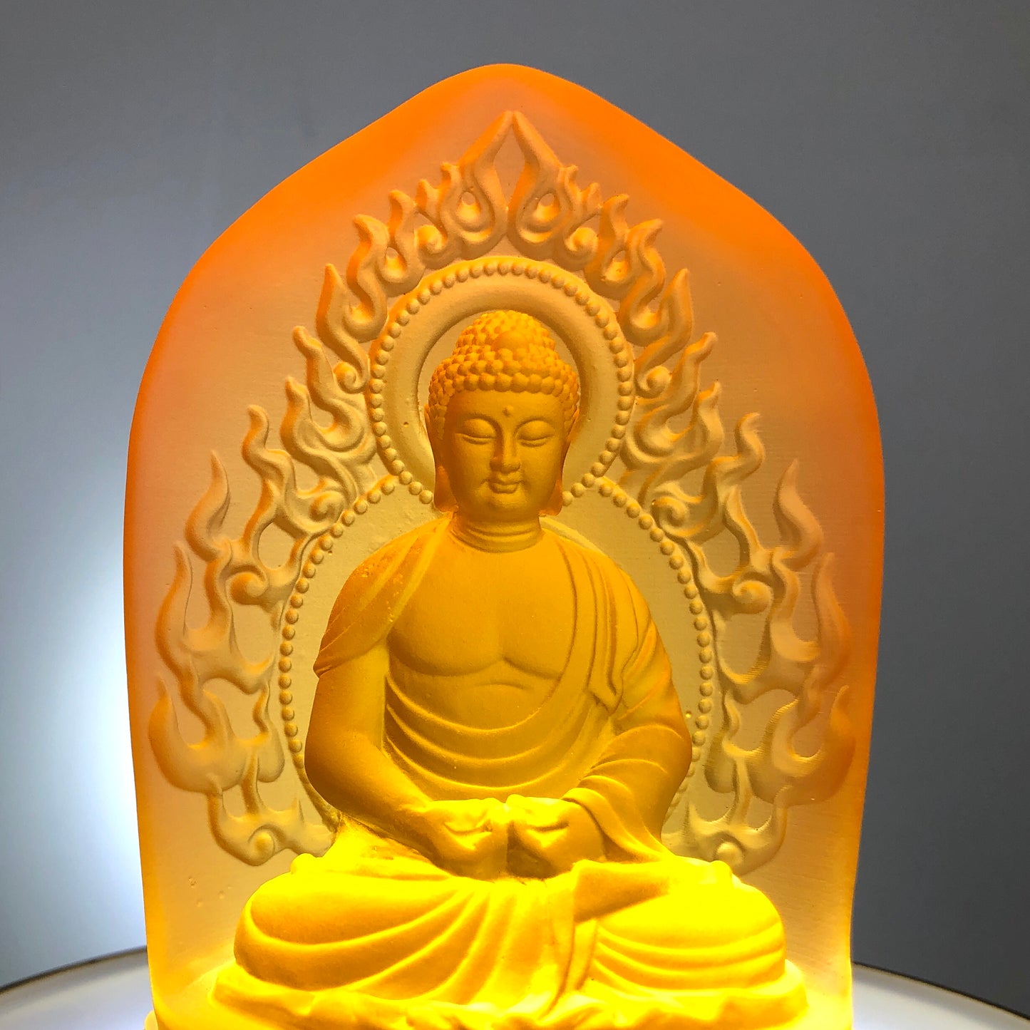 TXF-130 Traditional Liuli Patron Saint Series Mini Buddha Statue Figurine for Temple Thousands of Buddha wall