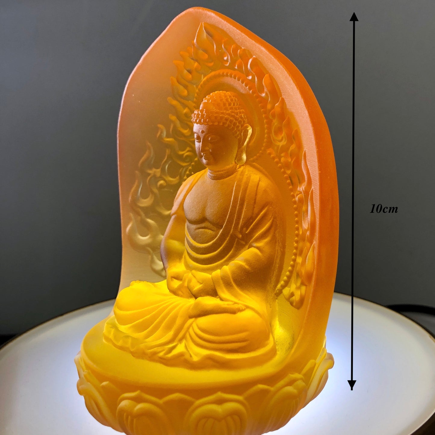 TXF-130 Traditional Liuli Patron Saint Series Mini Buddha Statue Figurine for Temple Thousands of Buddha wall