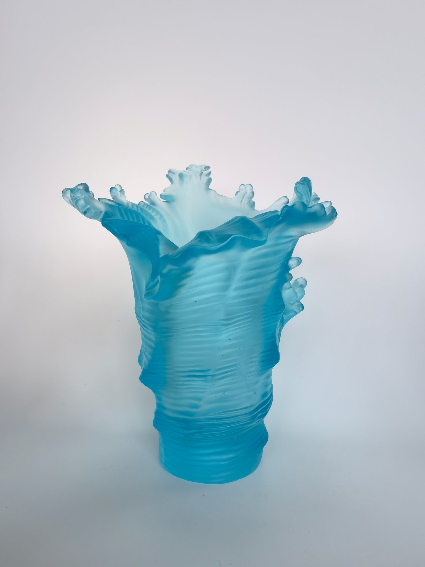 TXJ-938 New arrivals traditional liuli trumpet vase for wedding centerpieces decoration