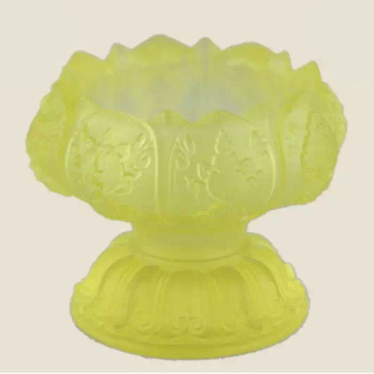TXJ-231 Multipurpose home decoration eight-auspicious symbol traditional liuli holy cup / candle holder