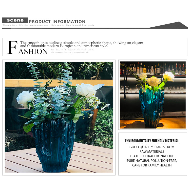 TXJ-935 Nordic Style Liuli Vase Quintessence