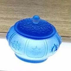 TXJ-262 Vintage Traditional Liuli Treasures Water-offering Cup