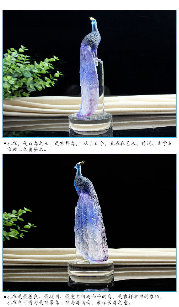 FM-953 Liuli Peacock OEM/ODM Customized Size