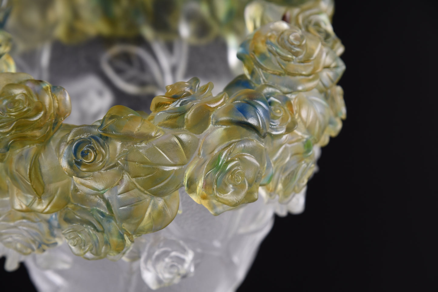 TXJ-940 Rose Vase Wedding Party Decoration Centerpiece Traditional Liuli crystal