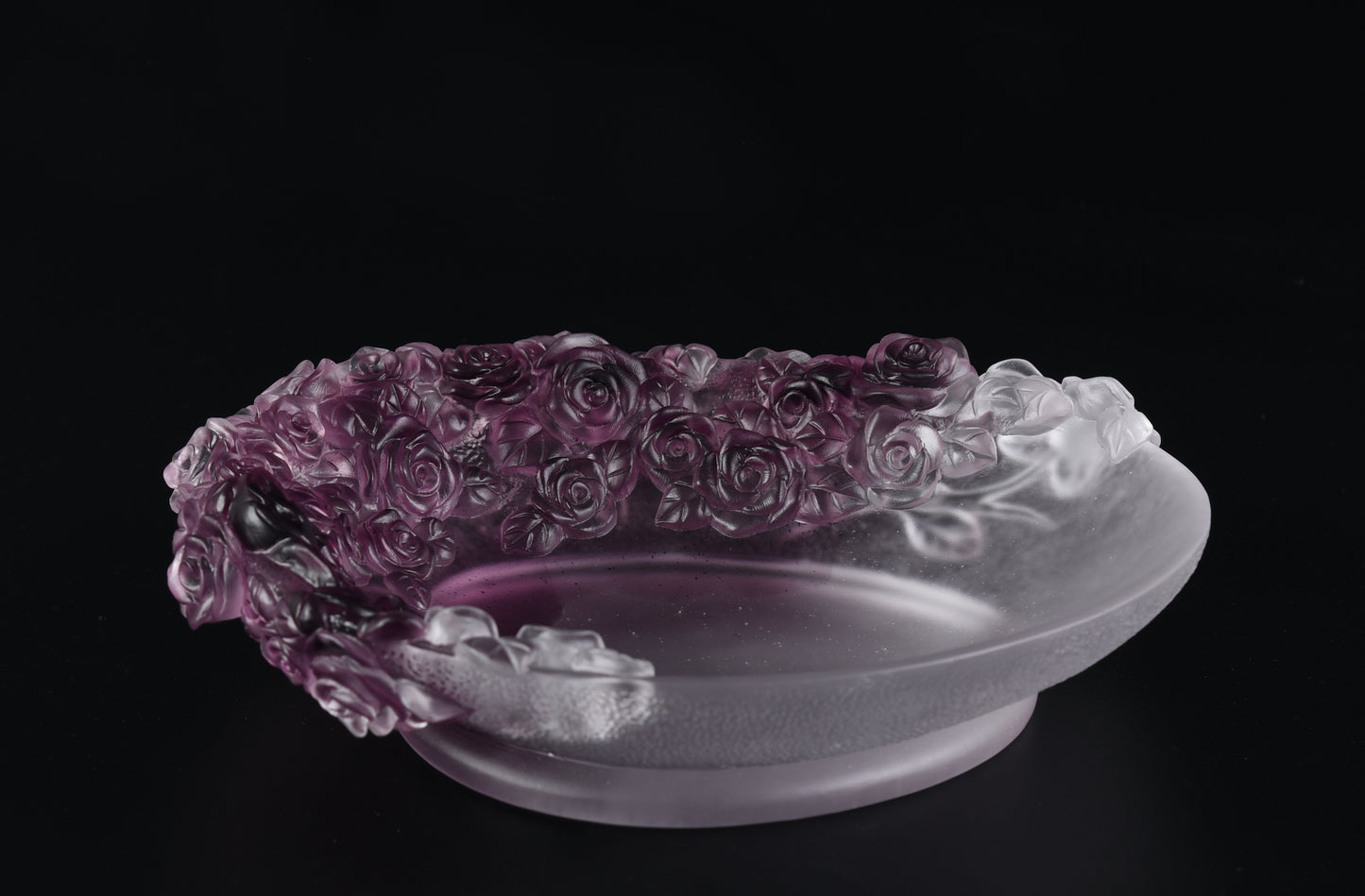 TXJ-933 Traditional Liuli Heavy Oval Table Top Decor Serving deep dish dinner plates for catering