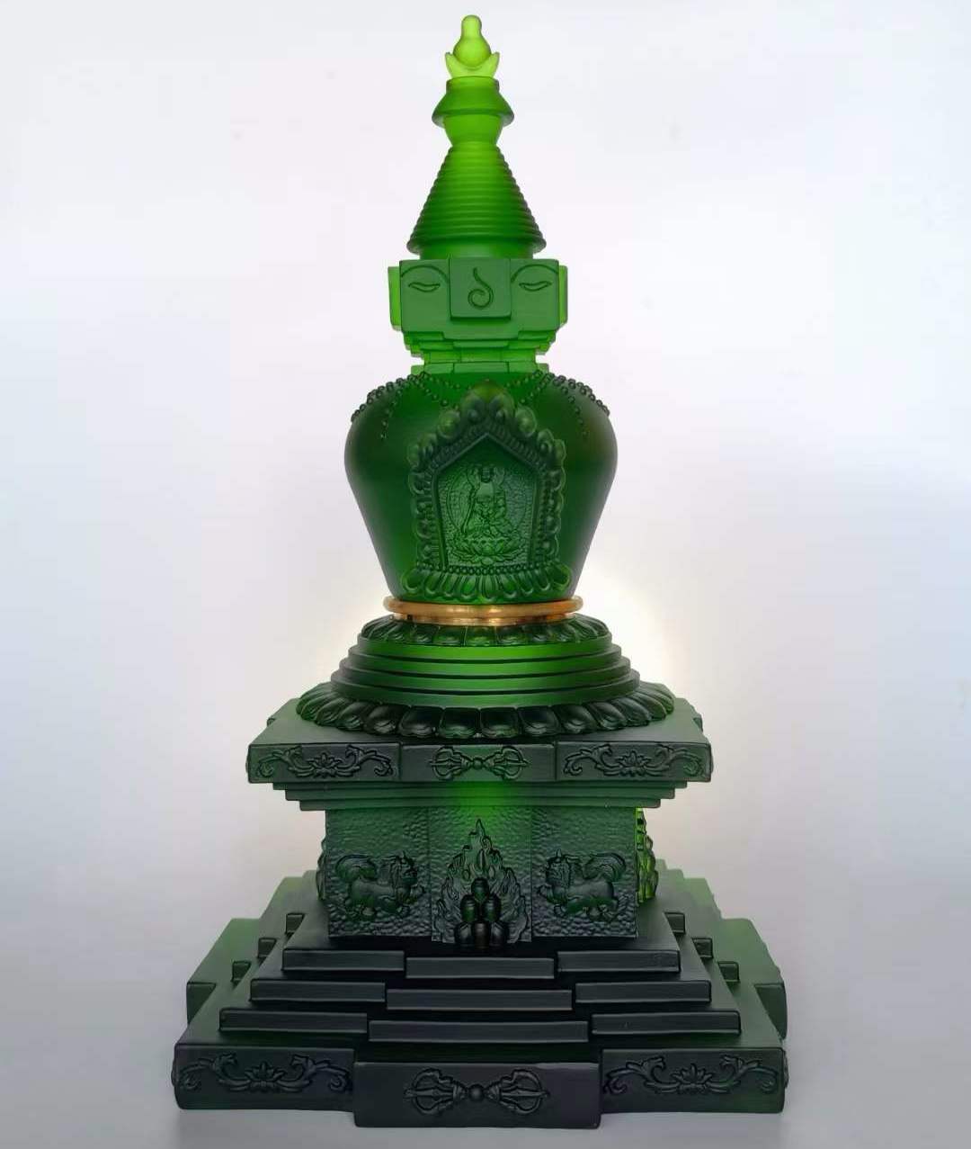 TXJ-365 Genuine HandMade Master piece Tibetan Buddhist Ritual offering Stupa Asian Fengshui Pagoda