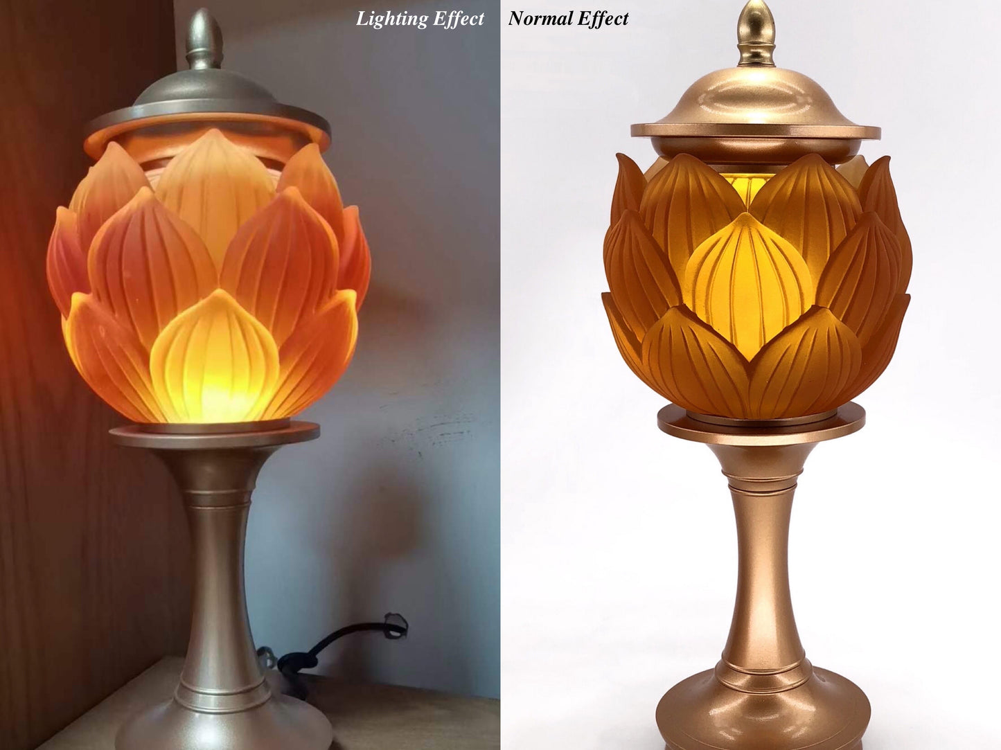TXJ-660 Traditional Liuli Brass LED Home Decoration Bedroom Bedside Lamp Desk Lighting 的副本