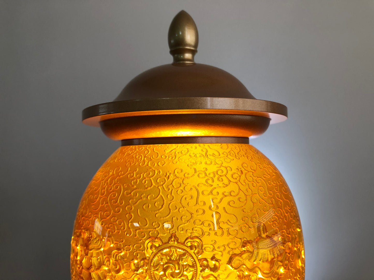 TXJ-810 Liuli Crystal Eight-auspicious symbol LED Palace Lighting