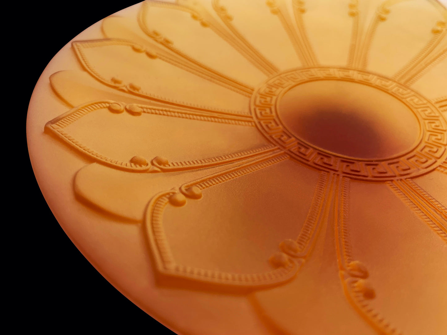 TXJ-321 Manufacturer from China Home Decoration Luxury Liuli Crystal Dried Fruit Dessert Plate