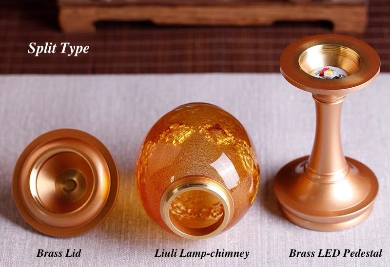 TXJ-810 Liuli Crystal Eight-auspicious symbol LED Palace Lighting
