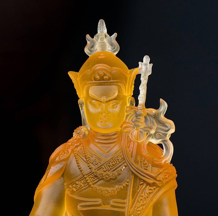 TXF-013 Factory Directly Selling Liuli Padmasamambhava Buddha Statue