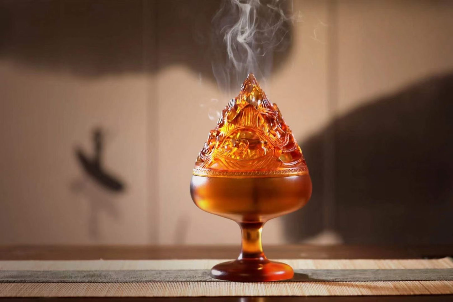GF-977 Liuli Mountain shape incense burner Boshan censer