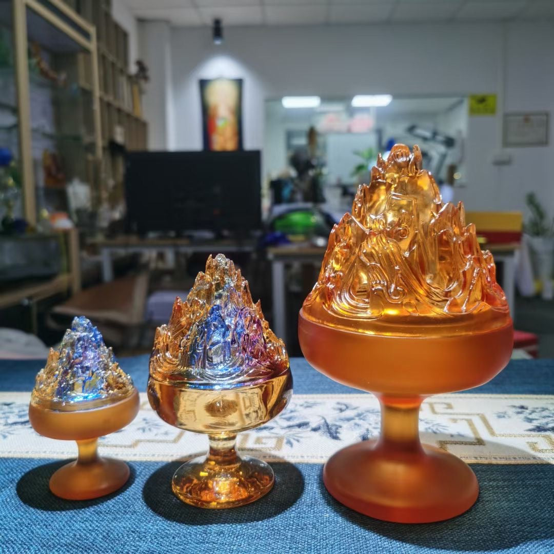 GF-977 Liuli Mountain shape incense burner Boshan censer