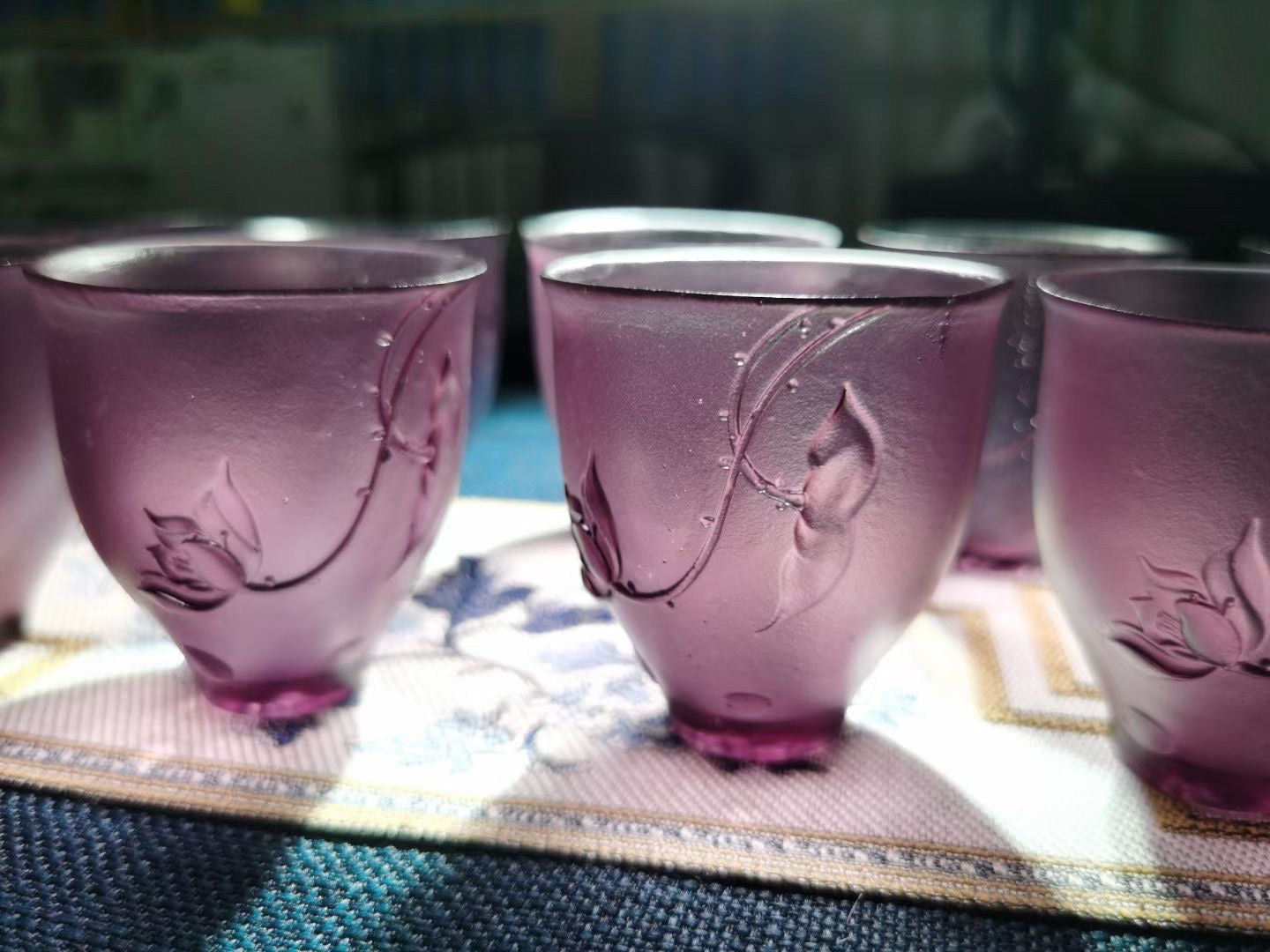GF-975 Liuli Cup Orchid shape 3 colors 80ml