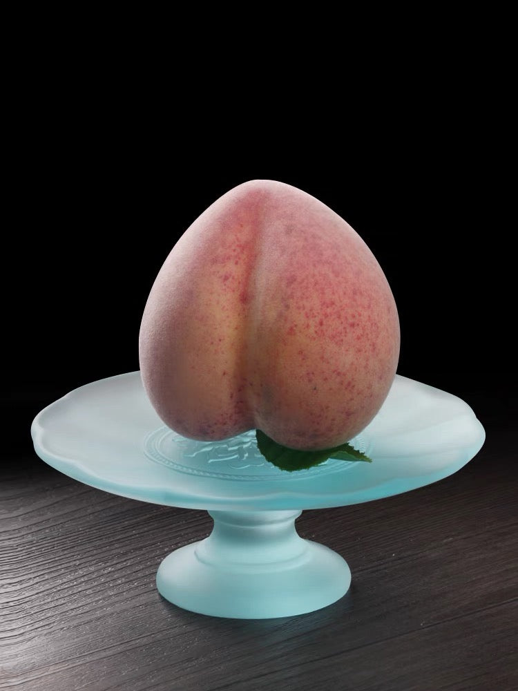 TXJ-325 Liuli Decoration Crystal Rosette Fruit Plate