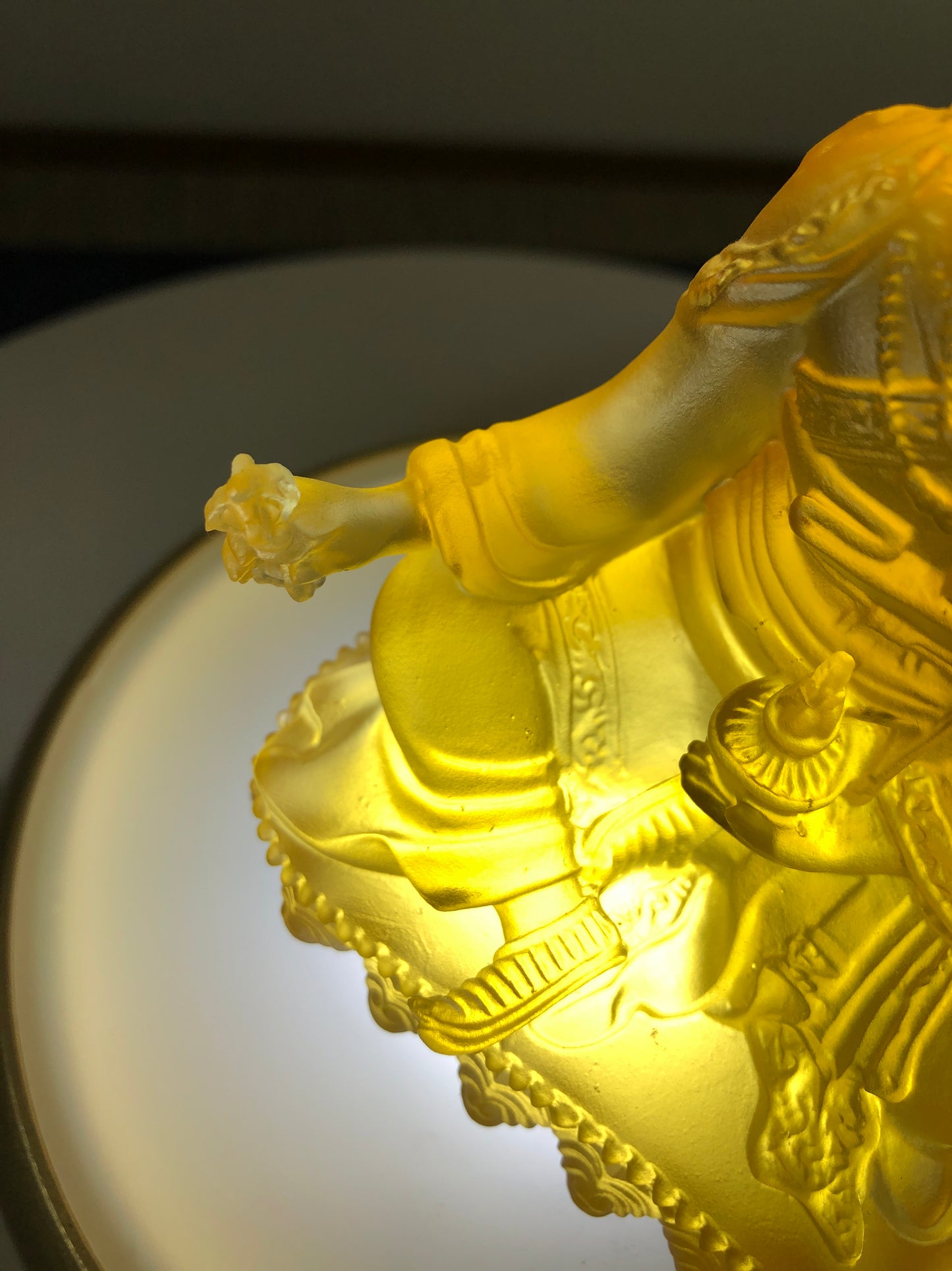 TXF-013 Factory Directly Selling Liuli Padmasamambhava Buddha Statue