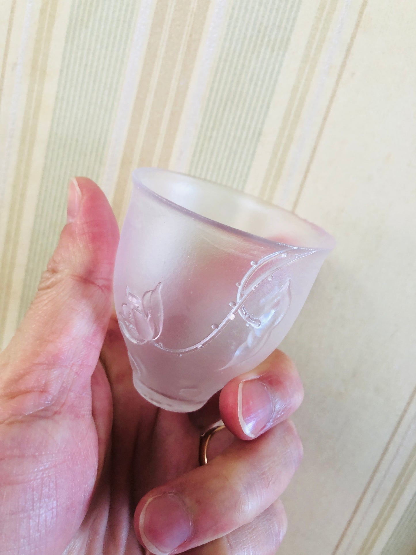 GF-975 Liuli Cup Orchid shape 3 colors 80ml
