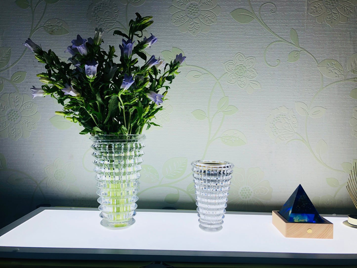 FM-950 Mosaic Vase Clear Crystal Bakhoor Burner Round shape